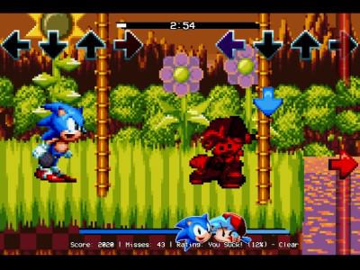 FNF vs Sonic Mania Видеообзор