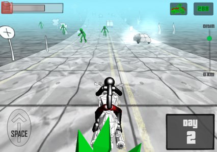 Stickman Zombie: Motorcycle / Stickman zombie: motocicleta