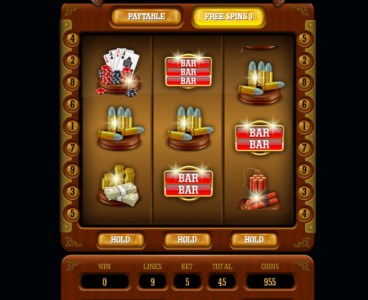 Wild West Slot Machine / Wilder Westen Spielautomat